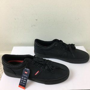 NEW Levi's Canvas Mens shoes Sneakers Black